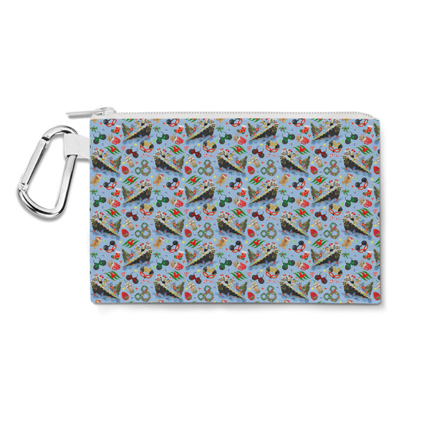 Canvas Zip Pouch - Very Merrytime Christmas Cruise