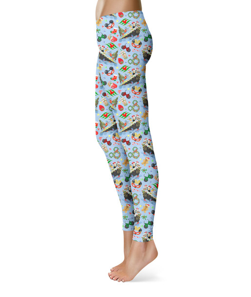 Sport Leggings - Very Merrytime Christmas Cruise