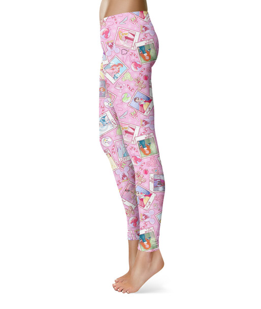 Sport Leggings - Holiday Winter Princess Christmas Snapshots