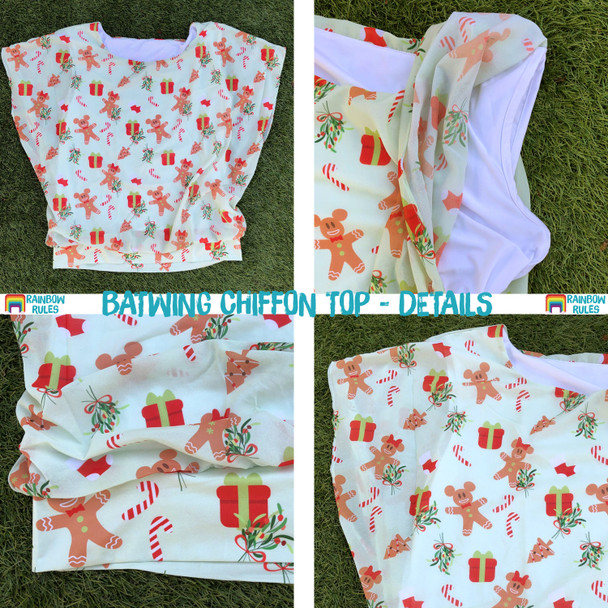 Batwing Chiffon Top - Mouse Gingerbread Cookies