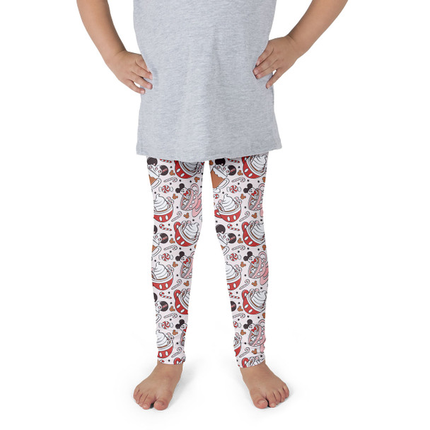 Girls' Leggings - Magic Mouse Hot Chocolate