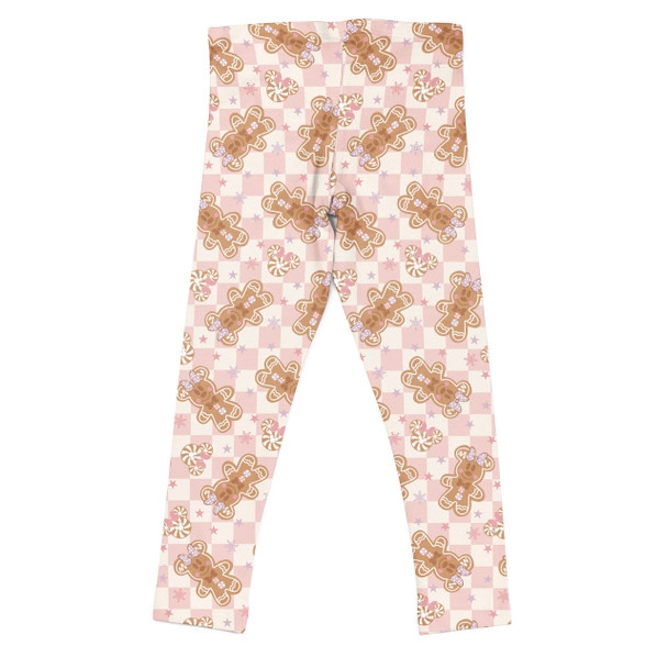 Girls' Leggings - Checkerboard Gingerbread Minnie Cookies