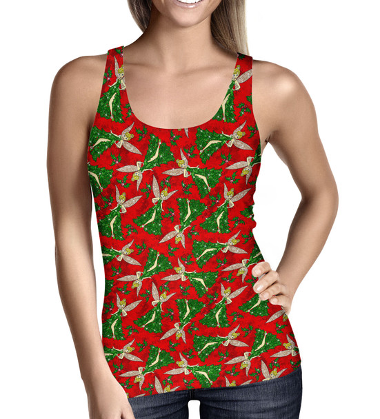 Women's Tank Top - Magical Sparkling Tinkerbell Christmas