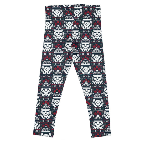Girls' Leggings - Stormtrooper Ugly Christmas Holiday Sweater