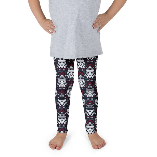 Girls' Leggings - Stormtrooper Ugly Christmas Holiday Sweater
