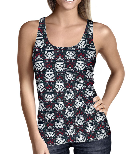 Women's Tank Top - Stormtrooper Ugly Christmas Holiday Sweater