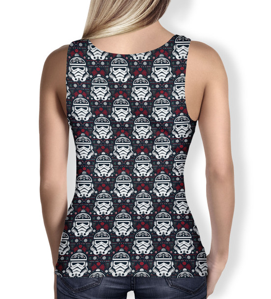 Women's Tank Top - Stormtrooper Ugly Christmas Holiday Sweater