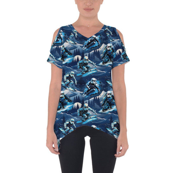 Cold Shoulder Tunic Top - Snowboard Troopers