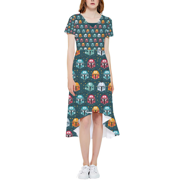 High Low Midi Dress - Bounty Hunter Christmas Lights