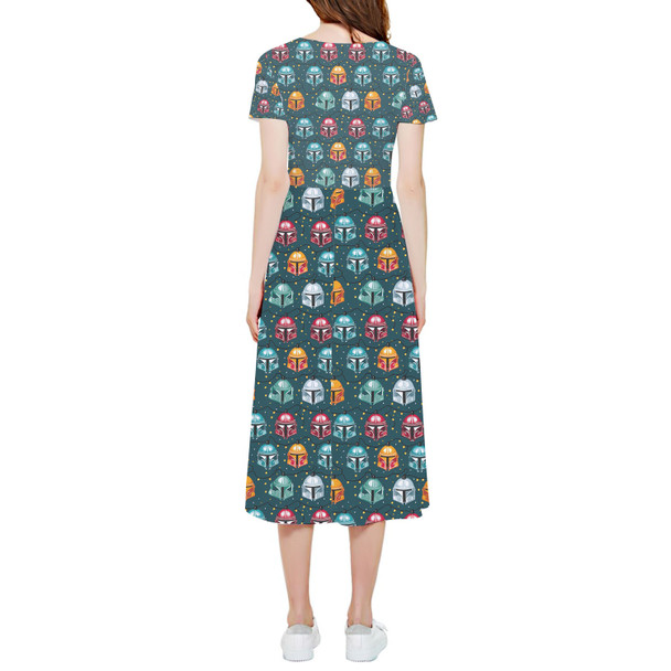 High Low Midi Dress - Bounty Hunter Christmas Lights