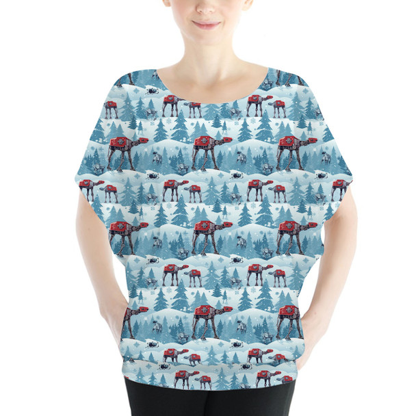 Batwing Chiffon Top - AT-AT Christmas on Hoth