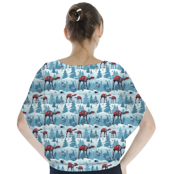 Batwing Chiffon Top - AT-AT Christmas on Hoth