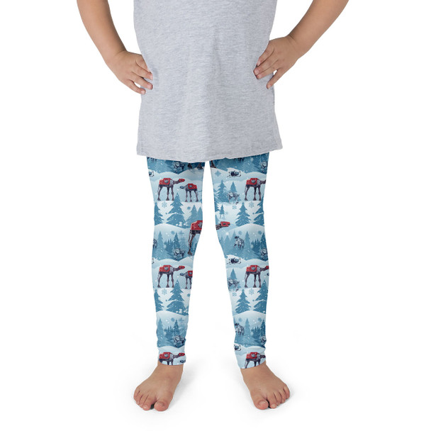 Girls' Leggings - AT-AT Christmas on Hoth