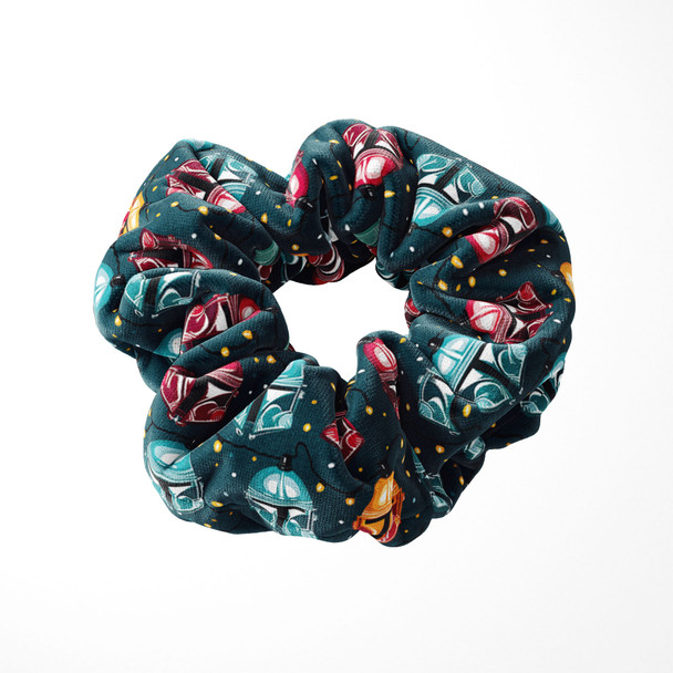 Velvet Scrunchie - Bounty Hunter Christmas Lights