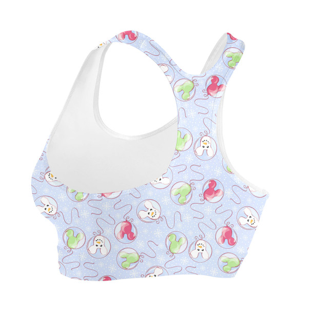 Sports Bra - Winter Mouse Balloons