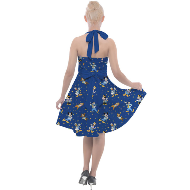 Halter Vintage Style Dress - 50th Anniversary Fancy Outfits