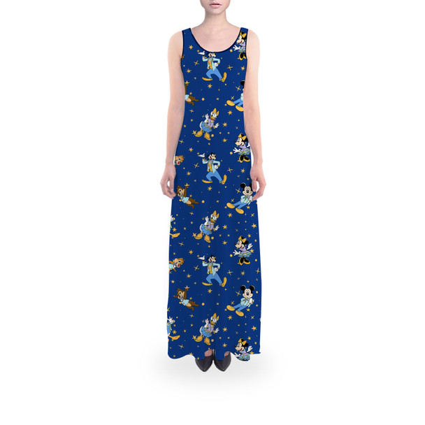 Flared Maxi Dress - 50th Anniversary Fancy Outfits