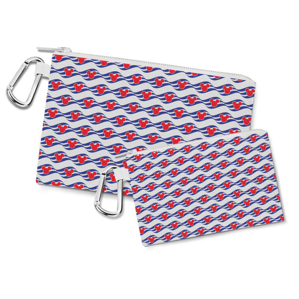 Canvas Zip Pouch - Disney Cruise Logo