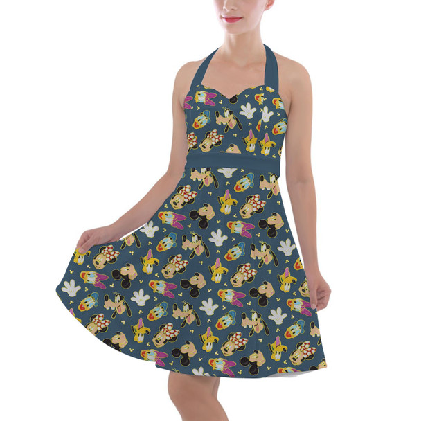 Halter Vintage Style Dress - Proud Pin Trader