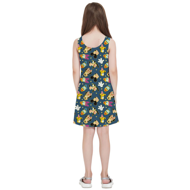 Girls Sleeveless Dress - Proud Pin Trader