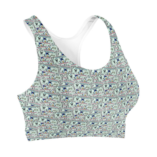 Sports Bra - Scrooge Disney Dollars