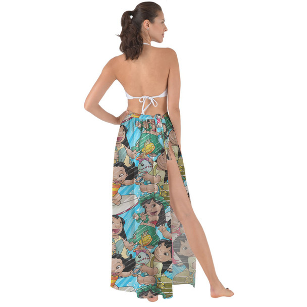 Maxi Sarong Skirt - Lilo and Scrump Sketched