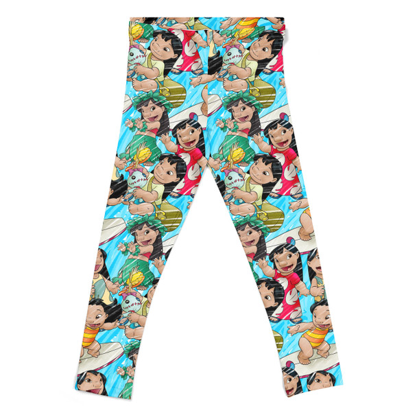 Girls' Leggings - Lilo and Scrump Sketched