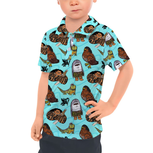Kids Polo Shirt - Moana's Maui