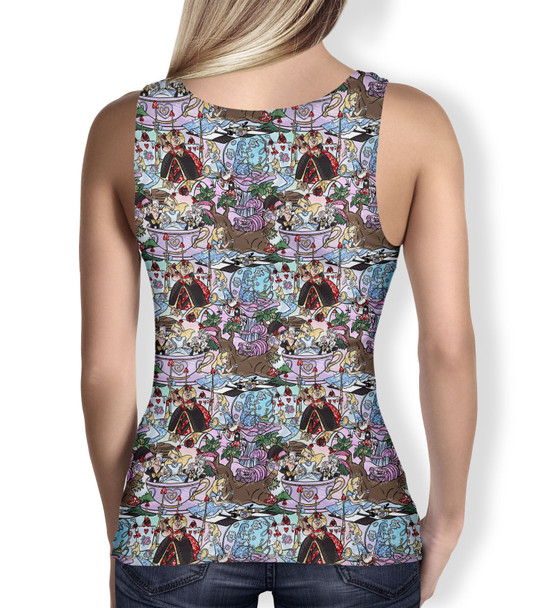 Women's Tank Top - Alice in Glitter Wonderland