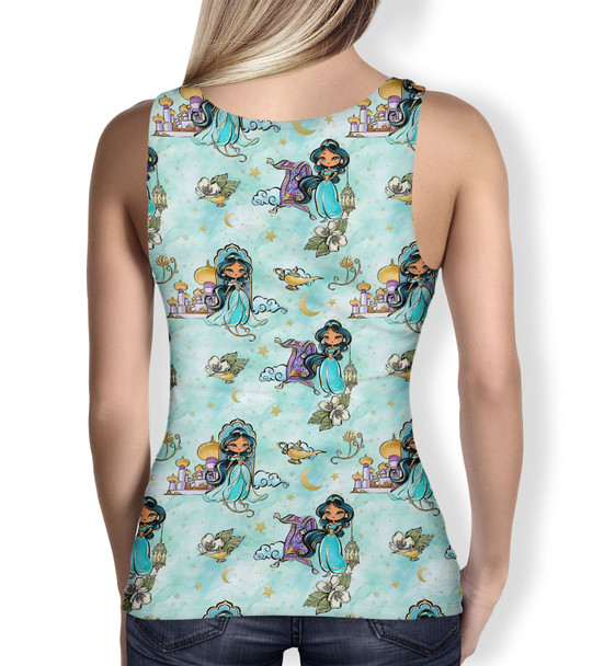 Women's Tank Top - Whimsical Princess Jasmine