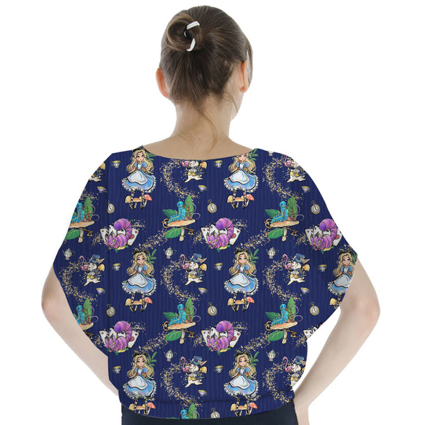 Batwing Chiffon Top - Whimsical Wonderland