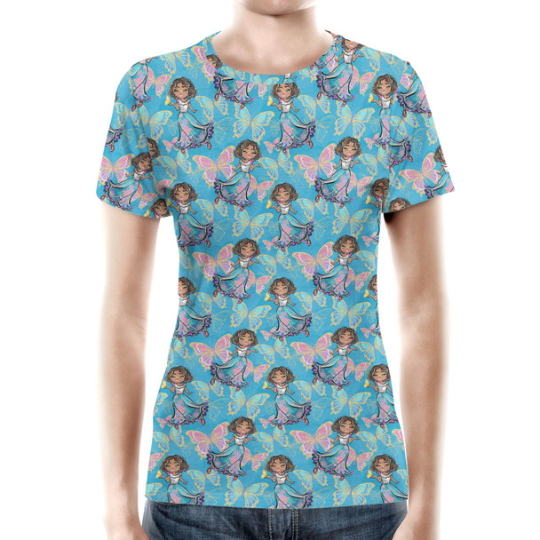 Women's Cotton Blend T-Shirt - Whimsical Mirabel