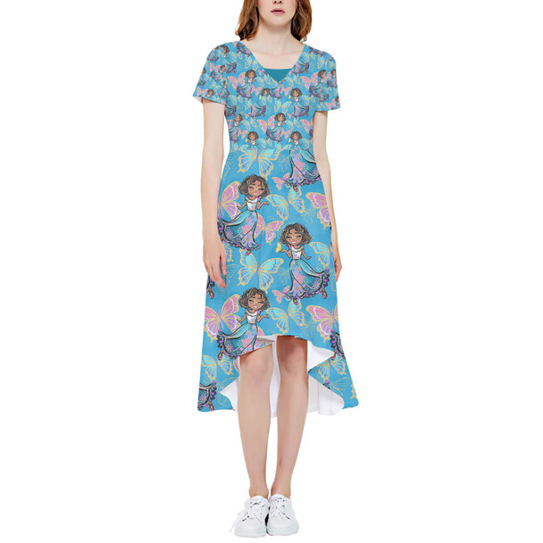 High Low Midi Dress - Whimsical Mirabel