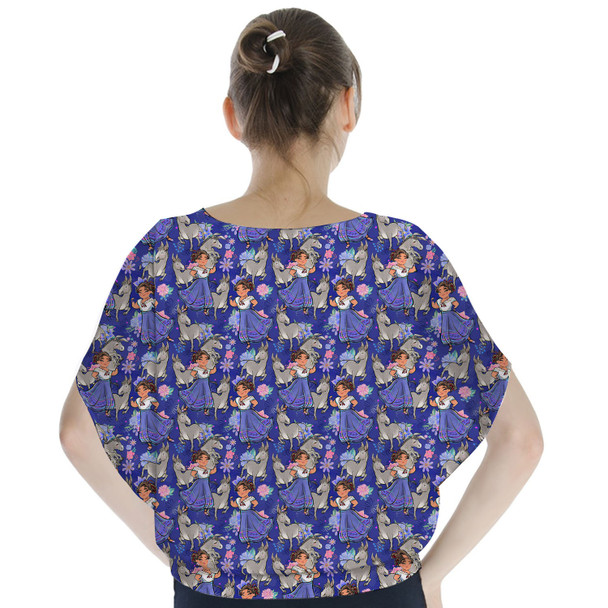 Batwing Chiffon Top - Whimsical Luisa