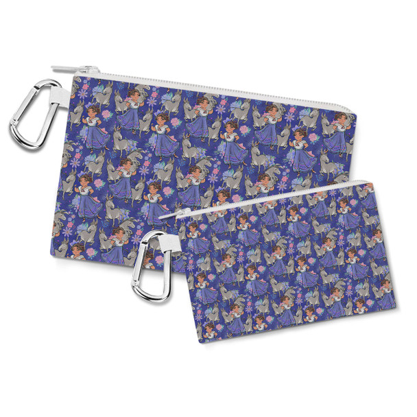 Canvas Zip Pouch - Whimsical Luisa