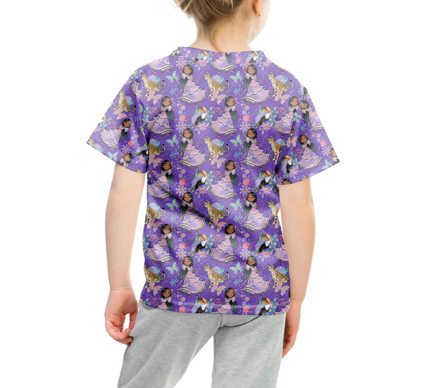 Youth Cotton Blend T-Shirt - Whimsical Isabela