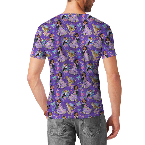 Men's Cotton Blend T-Shirt - Whimsical Isabela