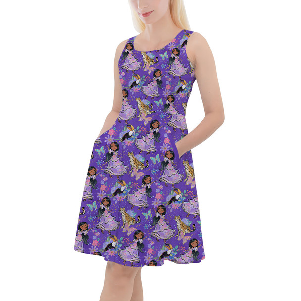 Skater Dress with Pockets - Whimsical Isabela