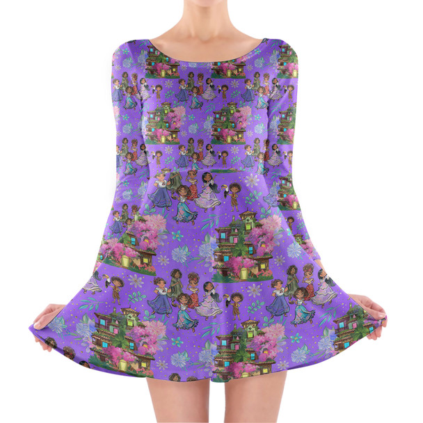 Longsleeve Skater Dress - Whimsical Madrigals