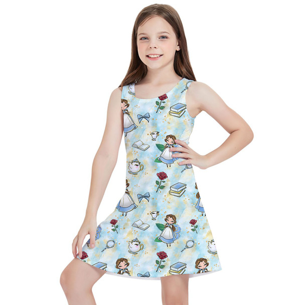 Girls Sleeveless Dress - Whimsical Belle