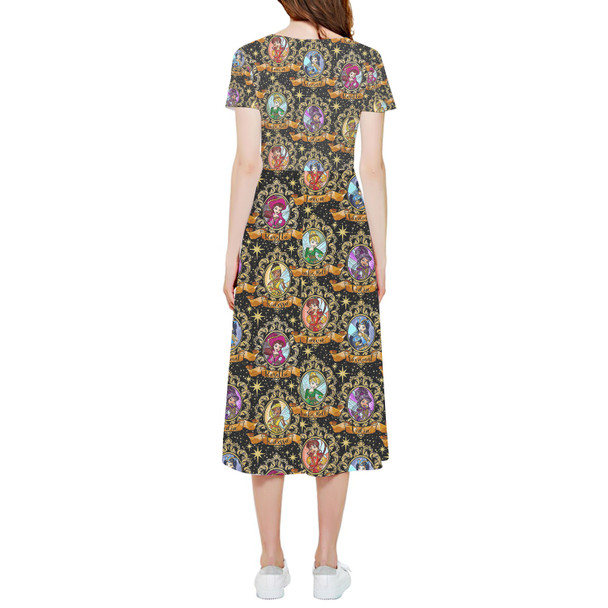 High Low Midi Dress - Tinker Bell And Her Pirate Fairies