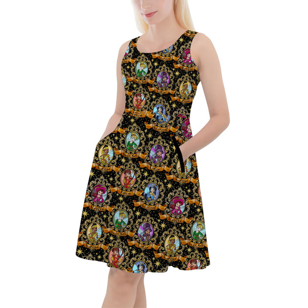Skater Dress with Pockets - Tinker Bell And Her Pirate Fairies