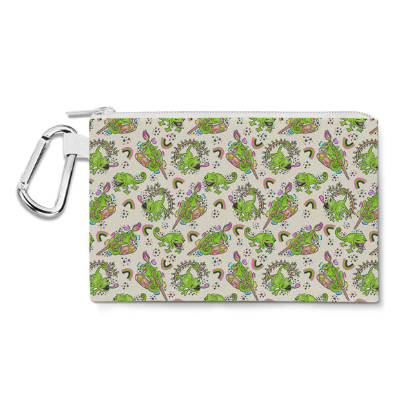 Canvas Zip Pouch - Tangled Pascal Paints