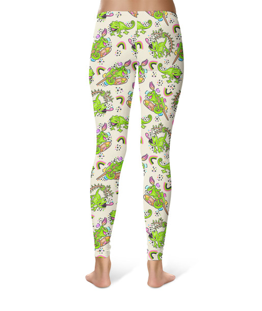 Sport Leggings - Tangled Pascal Paints