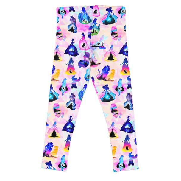 Girls' Leggings - Princess And Classic Animation Silhouettes