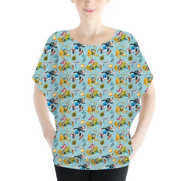 Batwing Chiffon Top - Dopey's Challenge RunDisney Inspired