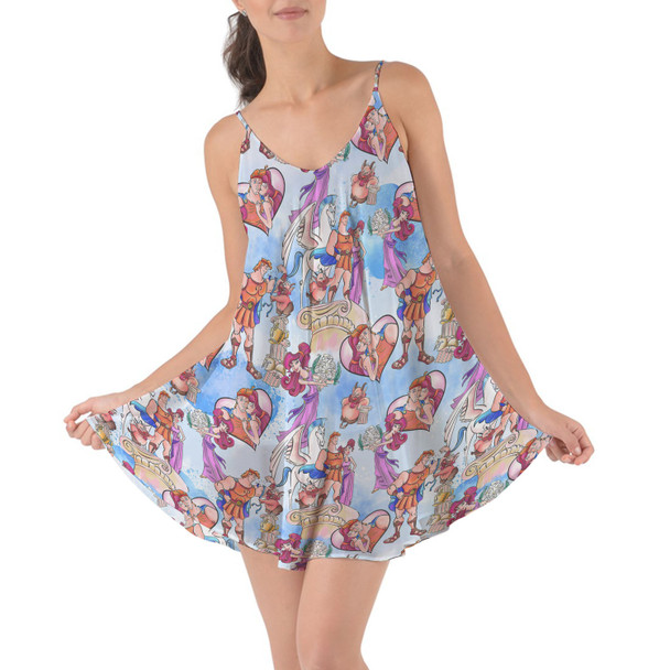 Beach Cover Up Dress - I Won't Say I'm In Love Hercules Inspired