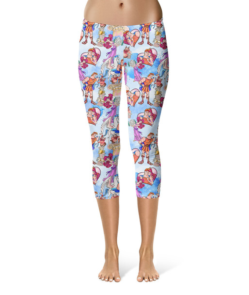 Sport Capri Leggings - I Won't Say I'm In Love Hercules Inspired