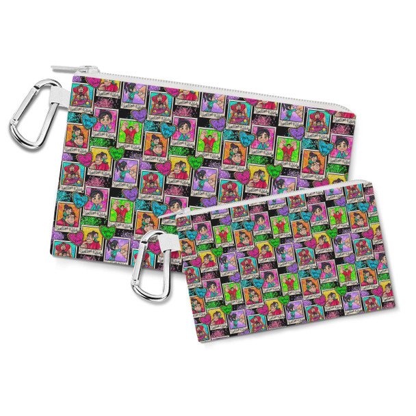 Canvas Zip Pouch - You're My Hero Wreck It Ralph Inspired