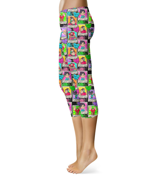 Sport Capri Leggings - You're My Hero Wreck It Ralph Inspired